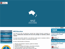 Tablet Screenshot of anzeducation.com.mx